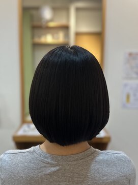 フリージア(freesia) ショートボブ/黒髪スタイル/アッシュカラー