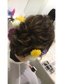 下めゆるシニヨン