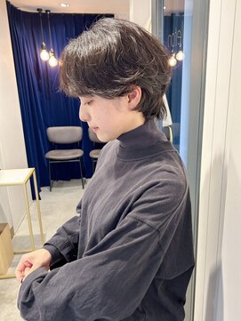 レトン 銀座(leton) ニュアンスパーマ/マッシュショート/似合わせカット/黒髪