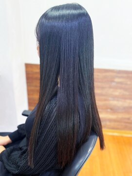 アークスヘアー 20代30代40代髪質改善カラーアッシュベージュ艶感ストレート