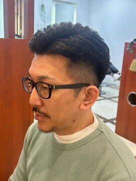 クレス 戸田店 メンズ店(CLESC) 七三分け刈上げスタイル