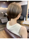 【畑中正敏】丸みショート/小顔ショート/ひし形ショート