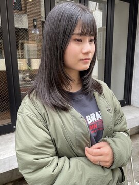 コフィー バイ メルト 吉祥寺(cofy by melt) 【松本咲花】小顔ウルフレイヤーカットフェイスレイヤーオリーブ