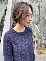 ヌード(NUDE)&nbsp;NUDE30代40代前髪なしショート大人ショートボブ前下がりショート