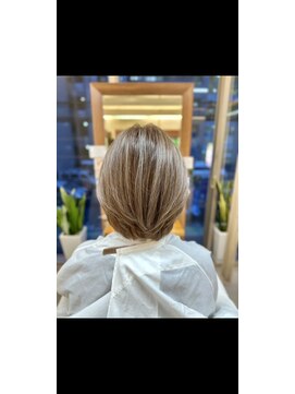 ピュア ポイント 和光店(PURE POINT) レイヤーボブ/レイヤー/ブリーチ無しカラー