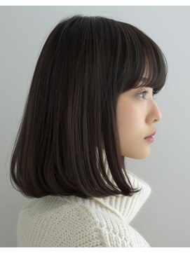 ルシードスタイル アウラ 松戸市五香(LUCIDO STYLE Aura) ミディアムスタイル【松戸・五香・白髪染め・カラー・髪質改善】