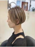 大人ショートボブ