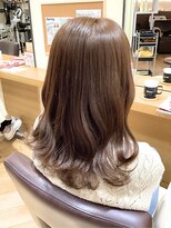 ラファンス 栗林店(LaFENCE) ゆるふわミディアム/透明感ブラウン