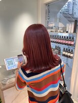 ガリカ シーム(Gallica/SEAM)&nbsp;<翁長孝輔>切りっぱなしボブにこっくり深みのあるレッドブラウン