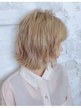 プライズ アイリス 池袋東口店(prize Iris) ミルクティーベージュ　ダブルカラー