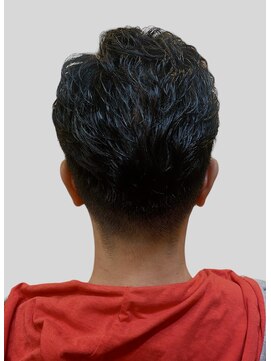 銀座マツナガ 浅草店 ツーブロアップバングゆるふわパーマ