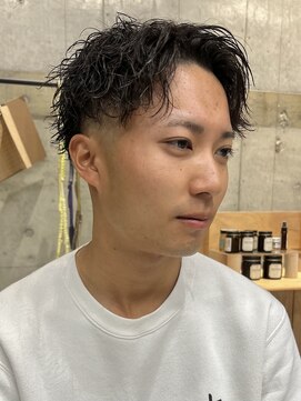 サップ 茨木店(Sup) メンズショート/ツイストスパイラルパーマ/ツイストパーマ