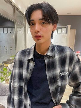 バランス ヘアーアンドアイラッシュ 野田店(balance.) センターパートウルフ