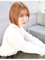 ヘアーサロン パウハナ(hair salon pauhana)&nbsp;ミニボブ/暖色カラー/鹿屋ボブ/ブリーチカラー/ハイトーンボブ