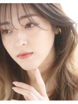 マインバイアフロートギンザ(MYNE by AFLOAT GINZA) 大人キレイな2wayバング【ヌーディーベージュカラー】