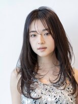 ハバナ 天神(HAVANA) 20代30代大人かわいい小顔くびれレイヤーカット黒髪前髪韓国風