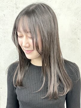 モリオ(morio) ＊黒髪ワンカールレイヤーカット顔周りレイヤー前髪軽めロング2