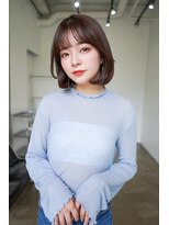 アンジェリカ 鹿児島中央タワー店(ANGELICA)&nbsp;大人かわいい　チョコレートブラウン　ボブ