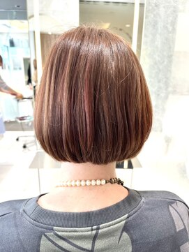 ザザ 高田馬場(ZA/ZA) ツヤカラー　大人ボブ