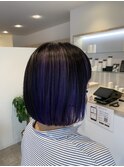 インナーカラー アンブレラカラー 青紫