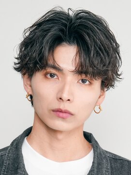 エリマ 横浜西口(elima) 横浜西口センターパートニュアンスパーマフェザーショート緩め