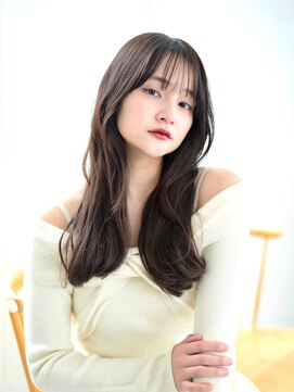 ケアリー 練馬(Carelly) デザインカラー/レイヤーカット/ウェットヘア/オリーブベージュ