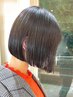 【人気ナンバー1】カット+透明感カラー+トリートメント+酸リンス￥14850