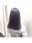 ラベンダーグレー/シルバーカラー/透明感カラー