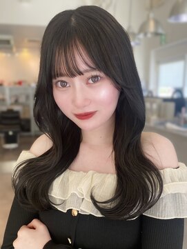 シー(SEA) 透け感シアーグレー/盛れるお顔周りカット