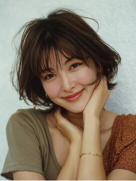 ヒマル 学芸大学(Himaru) 大人女性/ヘア/前髪/ボブルフ/レイヤー/ボブ