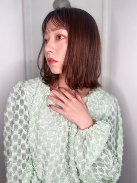 カバーヘアアンドスパ ブリス 浦和(COVER HAIR&SPA bliss) アースカラー韓国風前下がりウェットヘアp1浦和20代30代40代