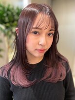 ジエクト ヴィシア(The Ect VIXIA) 裾カラー/裾グラデーション/ピンクカラー