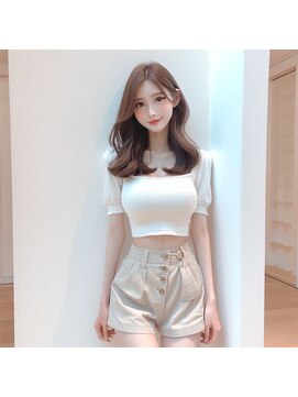 ヘアーズ ベリー 喜連瓜破店(hairs BERRY) ★明るめ透明感カラー/ミルクティーブラウン/小顔/韓国ヘア