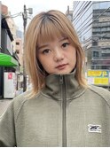 ミニボブレイヤー/レイヤーカット/ショートボブ/顔周り韓国/大宮