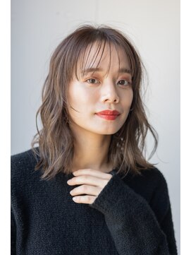 エインアンリー 明治神宮前(AIN.ANLY.) ミディアムパーマ、ニュアンスパーマ、パーマゆるめ、ボブパーマ