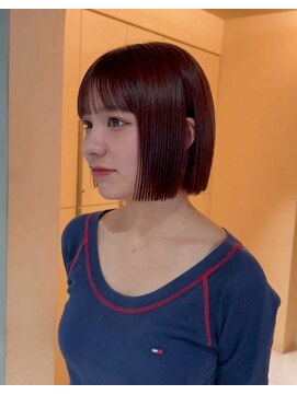 ヘアサロン ガリカ 表参道(hair salon Gallica) ＜ゲスト＞切りっぱなしミニボブ/まとまるストレートボブ