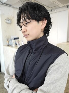 テルヴェ(Terve) 【艶感×ニュアンス】ラフに決まる大人抜け感センターパート