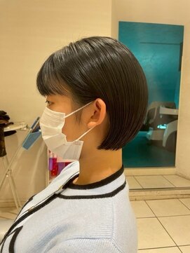 モードケイズエミュー(MODE K's eau) 30代40代大人可愛い丸みショートボブ似合わせ小顔カット摂津本山