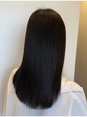 ナチュラル縮毛矯正×艶ストレート