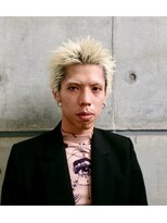 オーシャントーキョー ホワイト 原宿(OCEAN TOKYO WHITE)&nbsp;スパイキーショートベリーショート短髪アップバングフェード