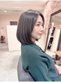 【京都・烏丸】グレージュ/ボブ/赤味消し &nbsp;【ルーリールー】