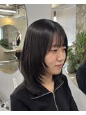 髪質改善酸性縮毛矯正×レイヤー