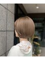 エムスラッシュ センター南(M.SLASH)&nbsp;ブリーチなしのダブルカラーで透明感のあるベージュカラー