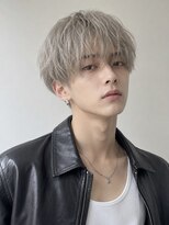 ベル 新宿(Belle)&nbsp;【垢抜け】韓国風マッシュシルバーホワイトカラーメンズブリーチ