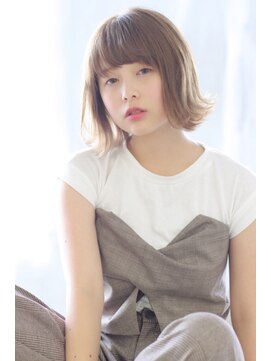 ヘアリゾート バレンタイン(hair+resort valentine) ハンサムヘア☆切りっぱなし外ハネボブ