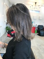 ナイーブヘアデザイン(NAiVE HAIR DESIGN)&nbsp;【NAiVE hair】レイヤーBOB×透け感グレージュ
