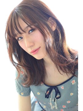 ヘアーメイク トレコローリ(hair make trecolori) 【trecolori 津田沼】大人可愛いミディアムレングス