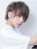耳かけショートウルフ×アクセサリーカラー