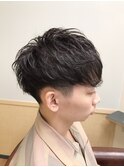 ナチュラルマッシュ×パーマ