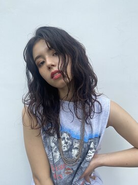 レオニード 表参道(LEONID) デジタルパーマ　黒髪ヘア　佐々木